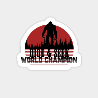 Undefeated Hide and Seek World Champion Sticker